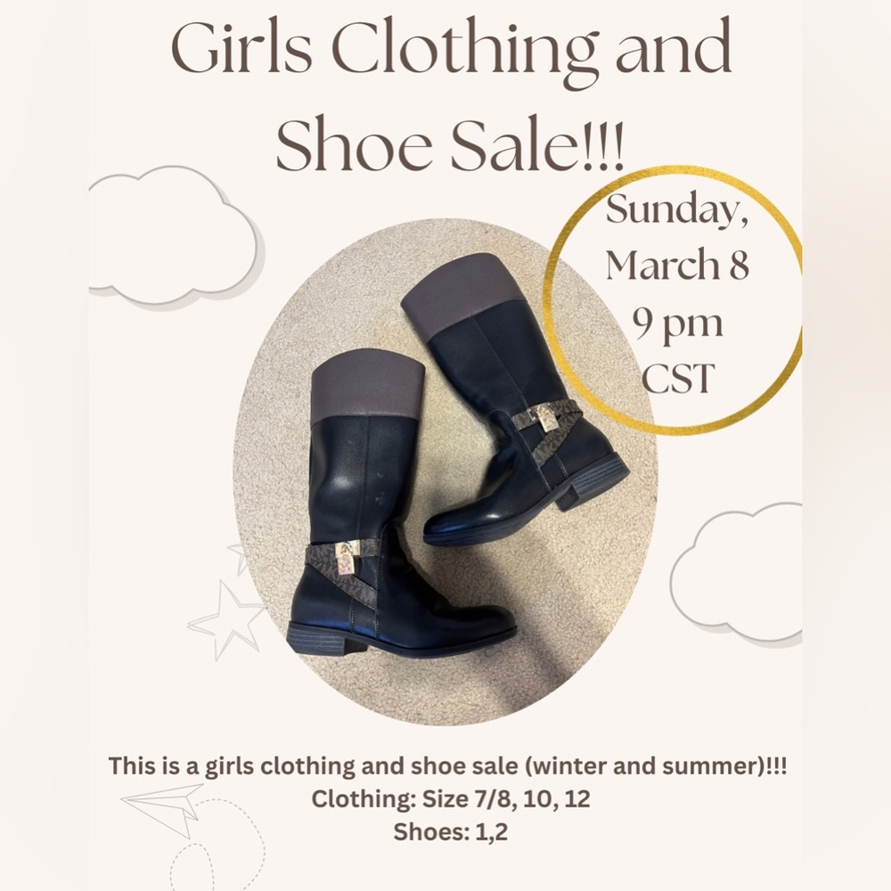 Girls Clothing and Shoe Sale